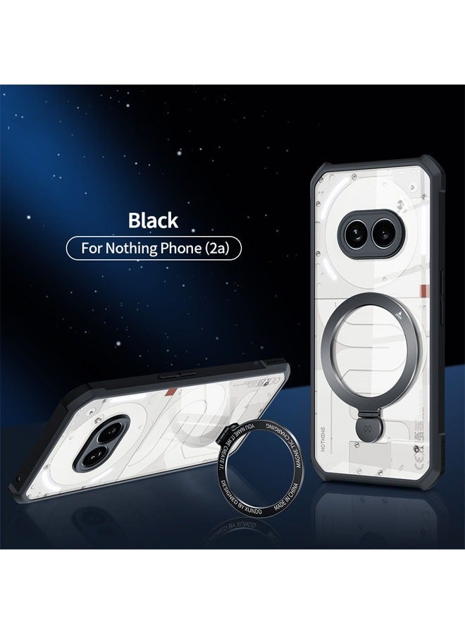 The back case is for the Nothing Phone 2a | Camera protects edge of shock-proof bumper| Acrylic crystal transparent case| Transparent cover - Image 2